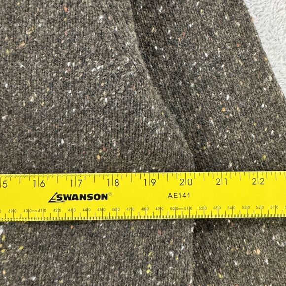 Brooks Brothers Red Fleece Sweater Mens L Green Wool Blend Shawl Collar 1/4 Zip - Picture 10 of 12